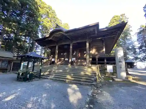 箟峯寺の本殿