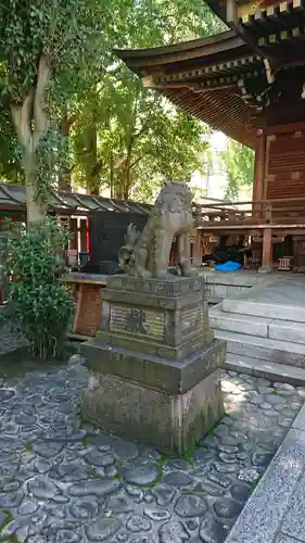 下谷神社の狛犬