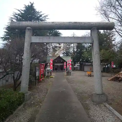 上青木氷川神社の鳥居