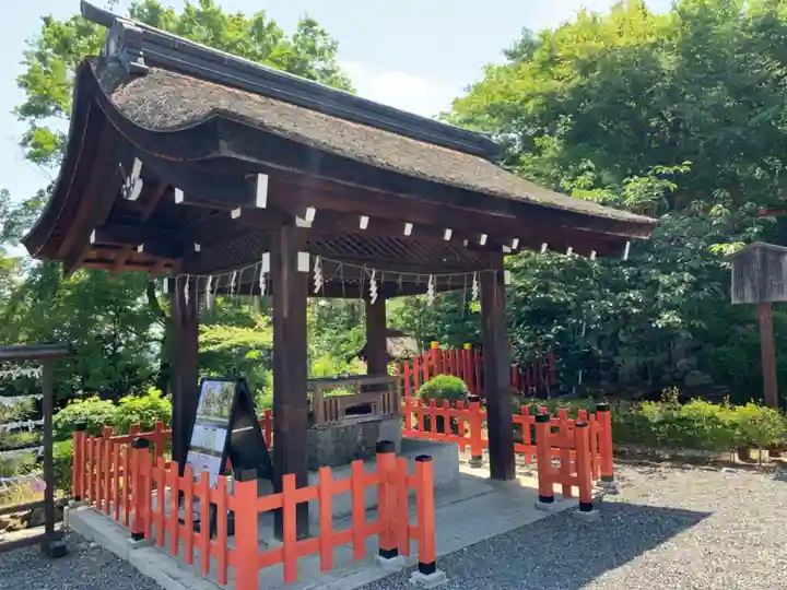 建勲神社の手水舎