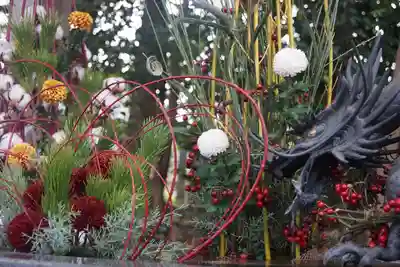東海市熊野神社の手水舎