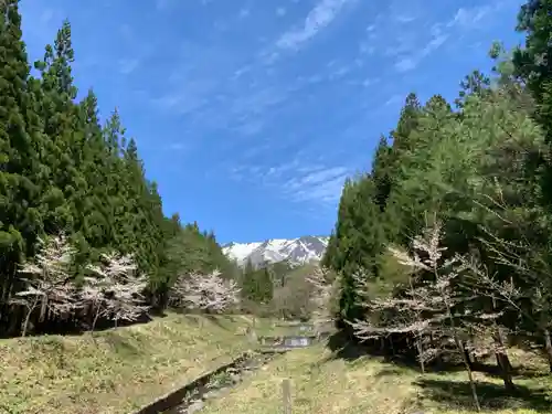 岩手山神社の景色