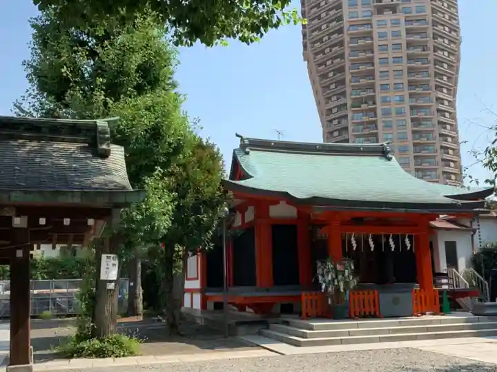 麻布氷川神社の本殿・本堂