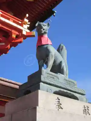 伏見稲荷大社の狛犬