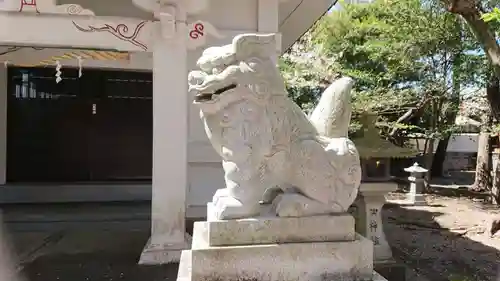 八幡神社（植田）の狛犬