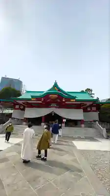 日枝神社の本殿・本堂