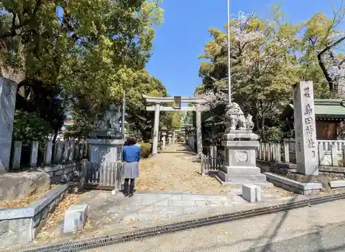 島田神社の鳥居