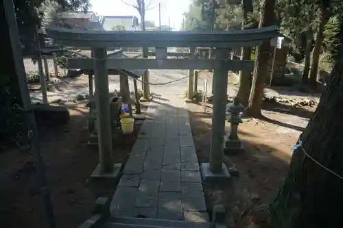 樋口雷神社の鳥居