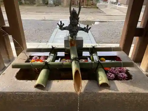 安江八幡宮の手水舎