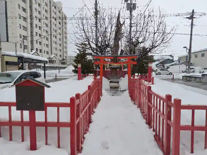 旭川銀座弁天神社の鳥居