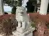 室垣不知元神社の狛犬