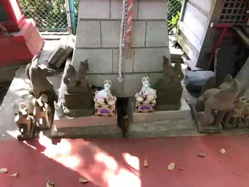 江北氷川神社の狛犬