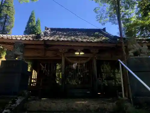 矢津田御霊神社の本殿・本堂