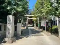 青山熊野神社の鳥居