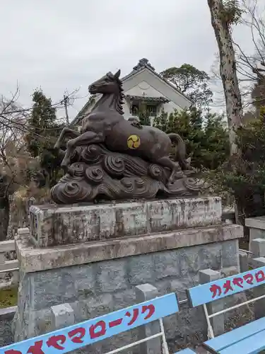 針綱神社の狛犬