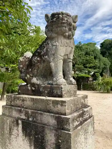 鶴羽根神社の狛犬