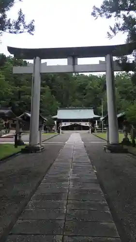 山梨縣護國神社の鳥居