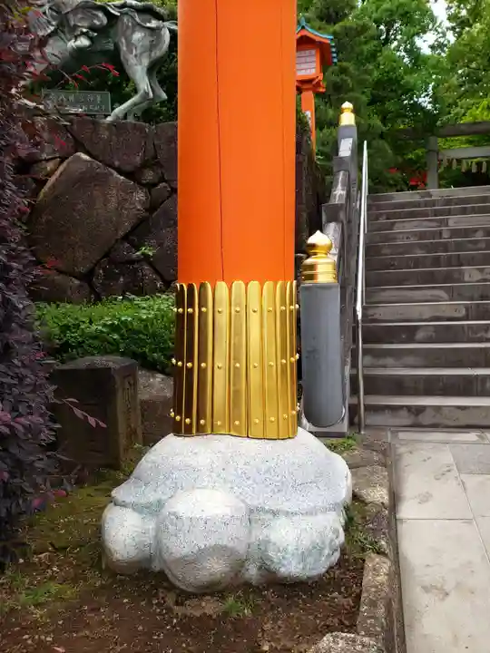 穴八幡宮の狛犬