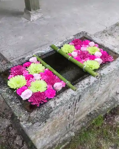 武並神社の手水舎