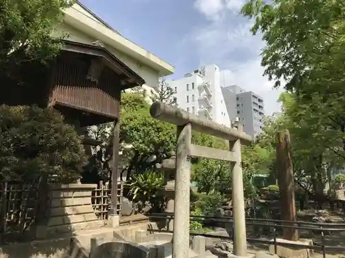 八幡神社(大洲藩加藤家上屋敷跡)の鳥居