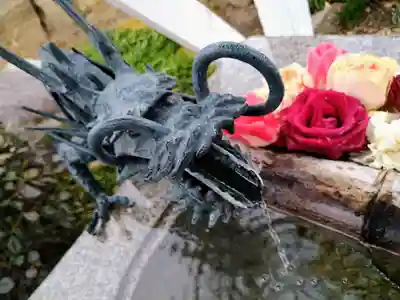 諏訪神社の手水舎