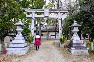八劔神社（西端八劔神社）の鳥居