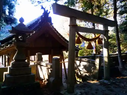 八幡社の鳥居