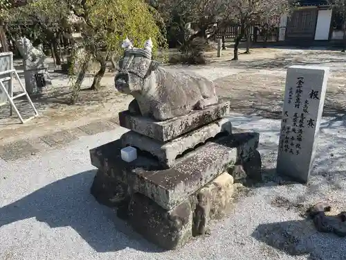 綱敷天満宮の狛犬