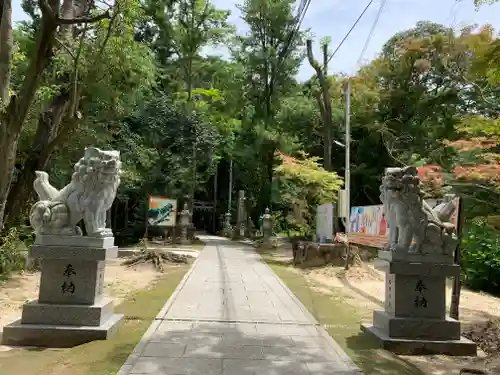 星田妙見宮の狛犬