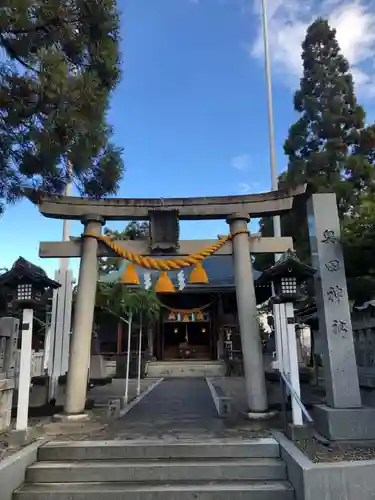 奥田神社の鳥居