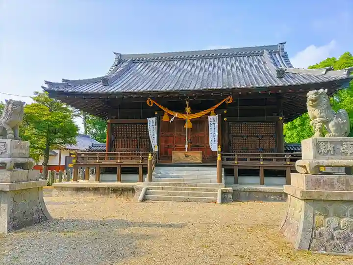 八劔神社(西端八劔神社)の本殿・本堂