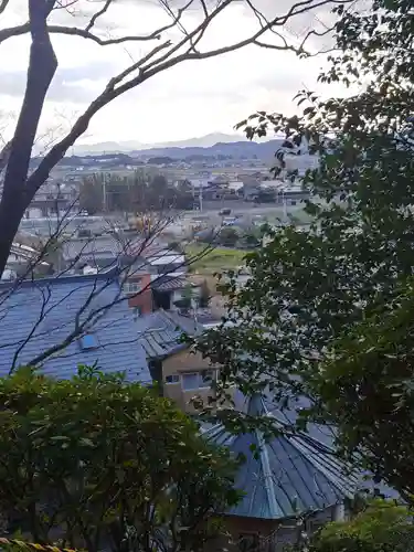 月瀬八幡宮の景色