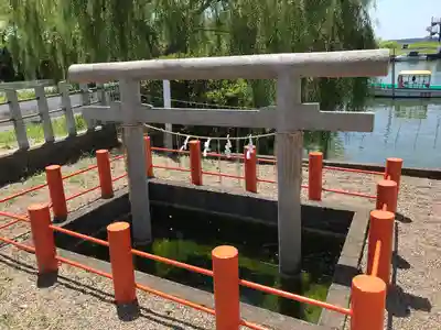 息栖神社の鳥居