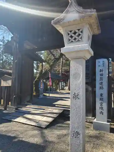 世良田東照宮の山門・神門