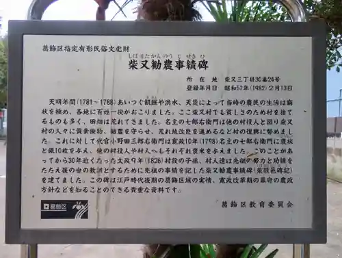 柴又八幡神社の歴史