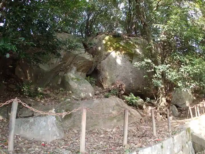 石床神社旧社地の自然