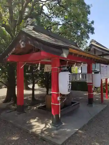 元郷氷川神社の手水舎