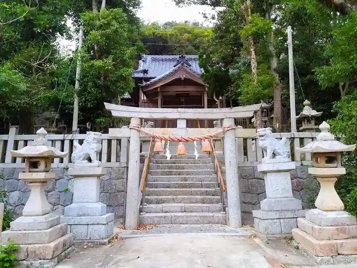 中洲神社の鳥居