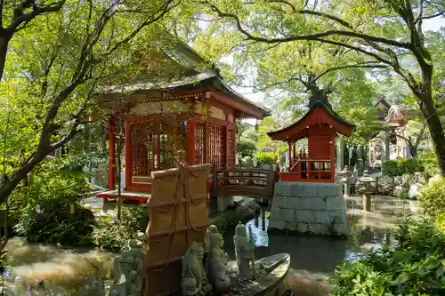 田村神社の庭園