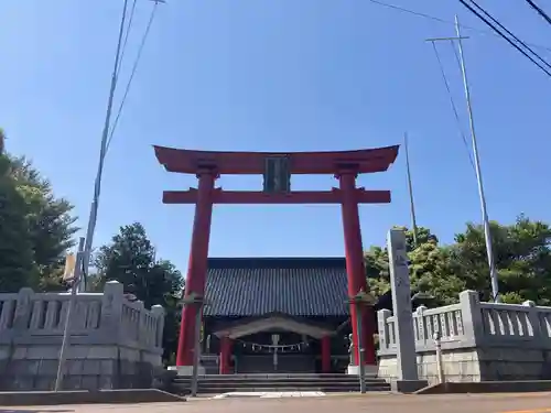 越中護国八幡宮の鳥居