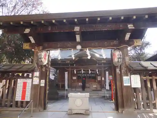 下谷神社の山門・神門