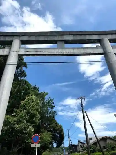 富田八幡神社の鳥居