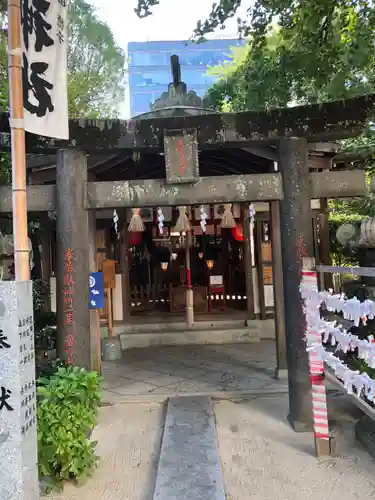 櫛田神社の鳥居