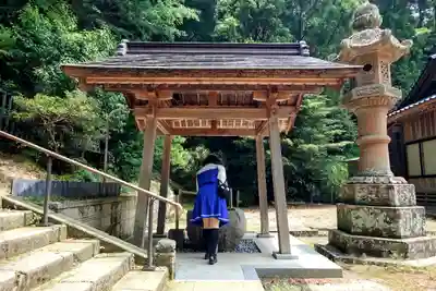 高野宮(内神社)の手水舎