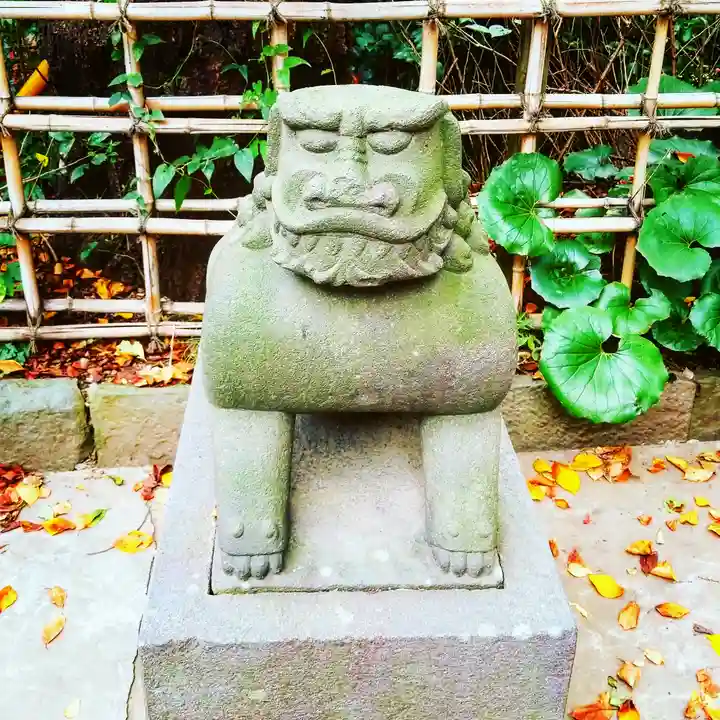市谷亀岡八幡宮の狛犬