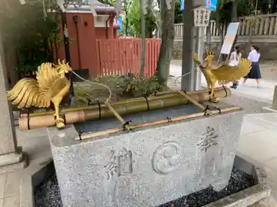 富岡八幡宮の手水舎
