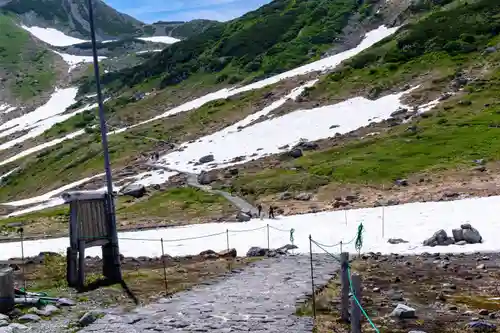 雄山神社峰本社の景色