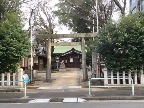 榊森白山社の鳥居