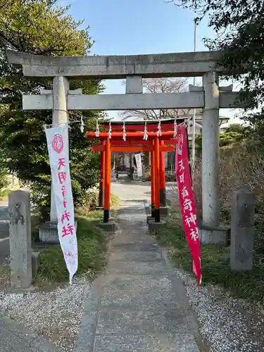 天明稲荷神社の鳥居