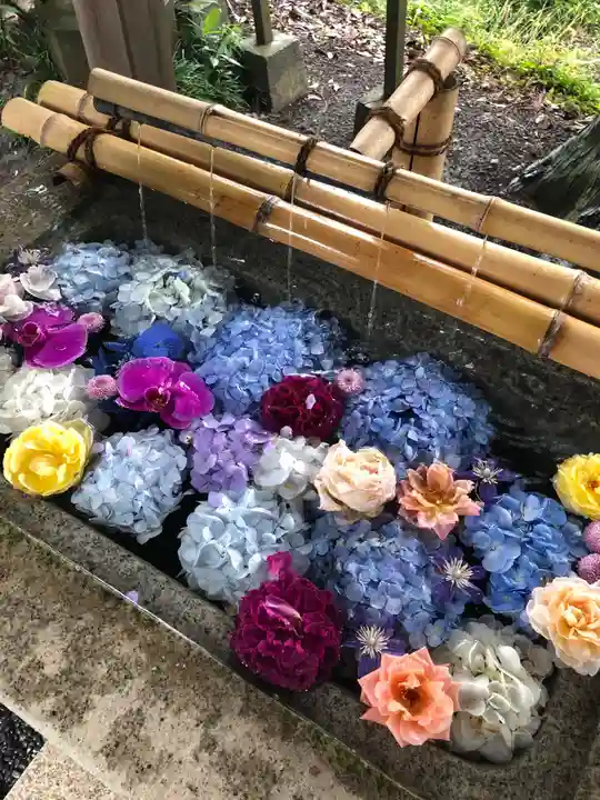 糀谷八幡宮の手水舎